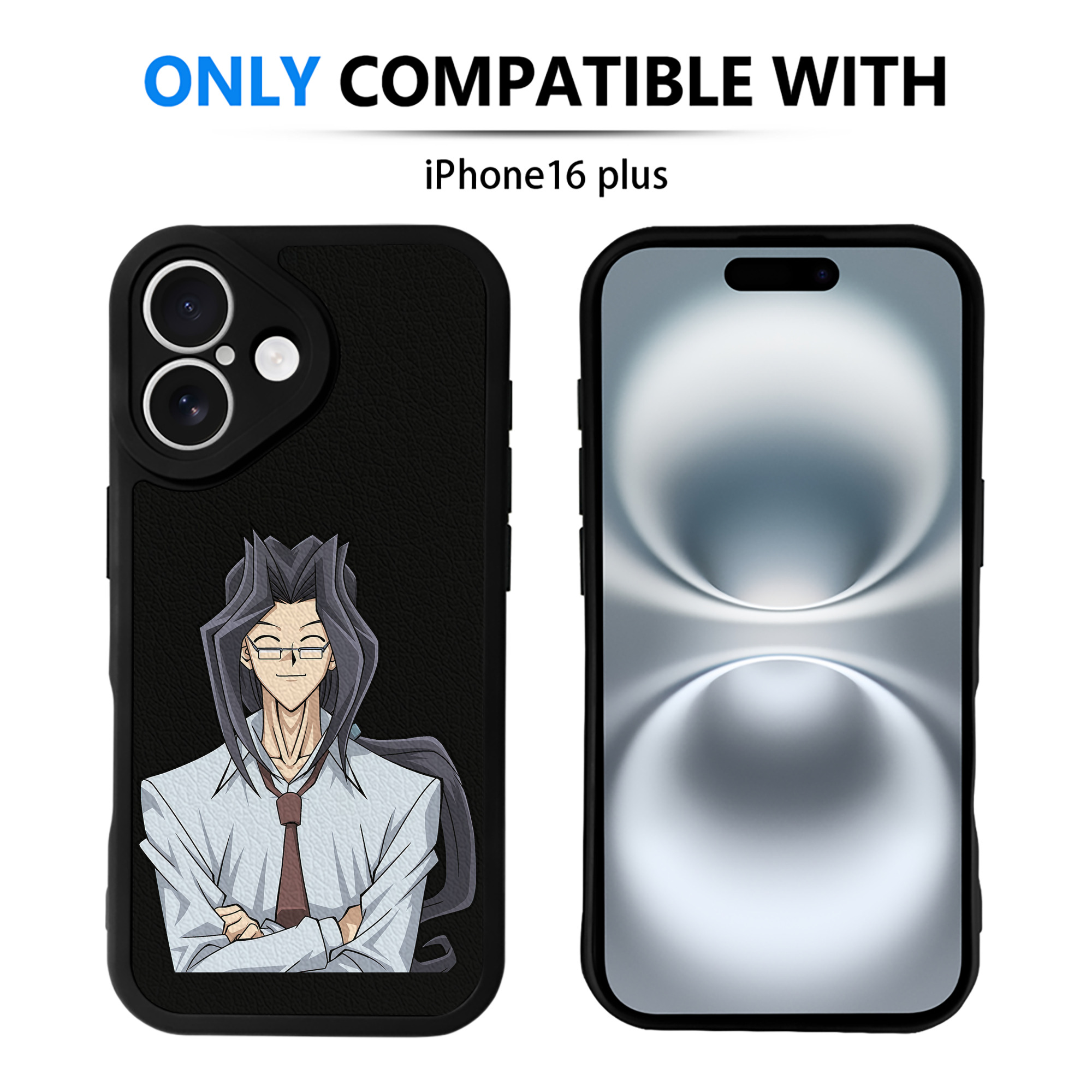 遊☆戯☆王 Yu-Gi-Oh! 【iPhone 16シリーズ対応】シリコンスマホケース（レザー調） 材質：シリコン